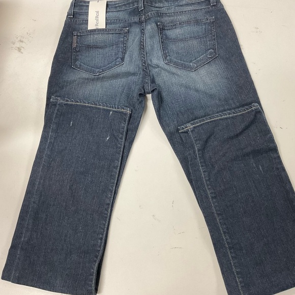 PAIGE Dark Blue Flare Jeans - Picture 2 of 4